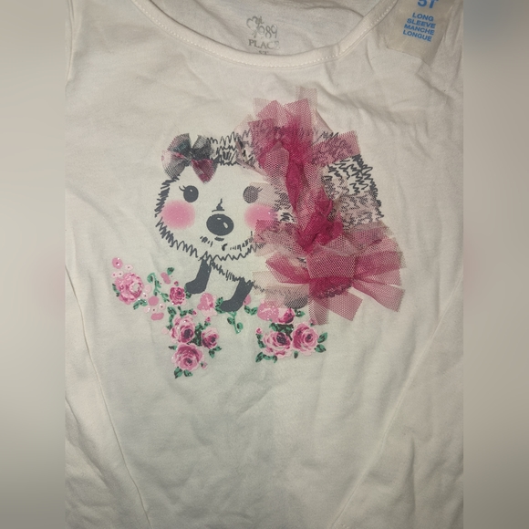 Children's Place Kids Long Sleeve Hedgehog Shirt NWT - Picture 2 of 5